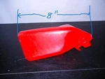 1 Rh Honda Xr/xrl Motorcycle Handguard Bright Red Polypropylene Color. Fixed Price $6.00.