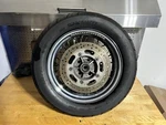 08 Kawasaki Vulcan V900 Classic Rear Wheel Rim With Tire. Fixed Price $150.00.