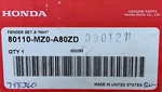 Fits Honda Motorcycle Powersports Fender Set TYPE14 Pt# 80110-MZ0-A80ZD. Fixed Price $453.76.