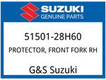 Suzuki Oem Part 51501-28H60 Protector,front Fork Rh. Fixed Price $55.19.