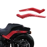 Red Aluminum Rear Fender Supports For Harley 2018-24 Softail Fat Bob Fxfbs. Fixed Price $399.95.