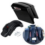 5" Stretched Saddlebags & Rear Fender System Fit For Harley Touring 2014-2023. Fixed Price $409.99.