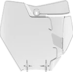Polisport Front Number Plate Clear 8664900004. Fixed Price $24.99.