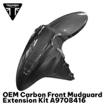 Oem Triumph Carbon Front Mudguard Extension Kit A9708416 Minor Damage. Fixed Price $99.00.