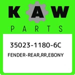 35023-1180-6C Kawasaki Fender-rear,rr,ebony 3502311806C, New Genuine Oem Part. Fixed Price $140.92.