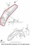 New Oem Yamaha Rear Fender Blue. Fixed Price $109.95.