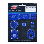 Zeta Billet Aluminum Dress Up Kit Blue For Suzuki DRZ400SM 05-23. Fixed Price $156.05.