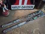 Vintage Harley Vtwin Rear Struts Oem 59673-77 Chrome 59672-77 Shovel Super Fxe. Fixed Price $54.97.