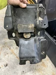 #A408 1977-78 Yamaha DT400 Oem Rear Inner Fender Mud Guard DT250 Plastic. Fixed Price $50.00.