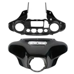 Vivid Black Outer & Inner Batwing Fairings Fit For Harley Street Glide 2014UP. Fixed Price $249.99.