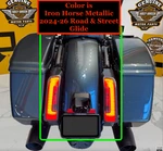 Oem 23-26 Harley Street Road Glide Rear Fender/tail Lights Iron Horse Metallic. Fixed Price $399.95.