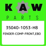 35040-1053-H8 Kawasaki Fender-comp-front,ebo 350401053H8, New Genuine Oem Part. Fixed Price $249.82.
