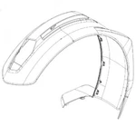Can-am New Oem Ryker Left Hand Front Fender, 705010755. Fixed Price $172.98.