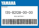 Yamaha Genuine Box, Battery 13S-8212B-00-00. Fixed Price $45.04.