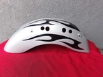 Victory Vegas V92 Rear Fender Silver Tribal Scratches 2003 13K Oem Nice. Fixed Price $165.00.