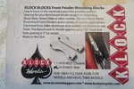 Klock Werks 1410-0023 Wfb Benchmark Mounting Blocks. Fixed Price $45.99.
