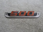 Suzuki Nos T500 Titan 1973-1974 Side Cover Emblem 68141-15600. Fixed Price $72.73.
