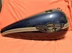 2003 Harley Anniversary Softail Deuce Gun Metal Blue Paint Set Nos. Fixed Price $899.95.