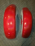 2001 Kawasaki Vulcan VN1500 Front Rear Fender Mud Guard Pair Set Repaint. Fixed Price $399.95.