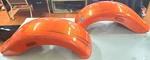 Harley Laguna Orange Trilogy Flrt Trike Rear Fender Freewheeler Right Nice!. Fixed Price $599.95.