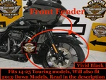 Oem Hd 95-25 Harley Touring Front Fender Vivid Black Genuine Factory 31334. Fixed Price $219.95.