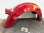 Harley Red Shovelhead Rear Fender Fxe Flh. Fixed Price $250.00.