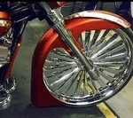 Ultra Classic/touring Harley Davidson 30" Wrap Style Fender Flh. Fixed Price $199.00.