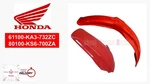 Honda Oem Fender CR125 250 500 Flash Red Front Rear Plastic Guard F195 Japan. Fixed Price $241.49.