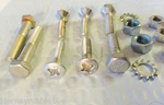Harley Panhead Shovelhead 1963-78 Flh Cad Plated Rear Fender Mounting Kit. Fixed Price $27.95.