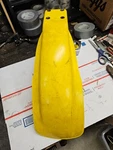 1987-SUZUKI RM125 Front Fender 53111-27C02-25Y. Fixed Price $35.00.