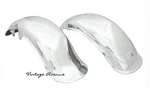 Brand New Yamaha Chappy LB50 LB80 Front + Rear Chrome Steel Mudguard Fender. Fixed Price $125.00.