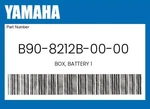 Yamaha Genuine Box, Battery B90-8212B-00-00. Fixed Price $56.16.
