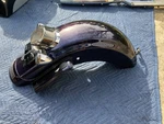 09 Harley Davidson Street Glide Rear Fender W/lights Factory Purple Metal Flake. Fixed Price $150.00.