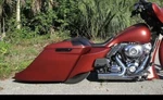 7" Stretched Saddlebags Rear Fender Side Covers Fit For Harley Touring 2009-2023. Fixed Price $1399.00.