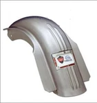 Steel Rear Fender W/ Led License Plate Ribbed 180MM Wide Tire Harley Bagger Flht. Fixed Price $349.97.