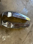 98-04 Kawasaki Vulcan 1500 Rear Passenger Fender Grab Rail Set. Fixed Price $7.50.