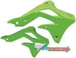 Cycra - 1CYC186772F Powerflow Intake Radiator Shrouds, Green. Fixed Price $65.00.