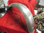 Triumph TR6R Rear Fender 1967 Only 071124. Fixed Price $99.00.
