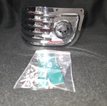 Chrome Ribbed Fender Skirt With Oem Willie Medallions 2014-2023 Electra Glide. Fixed Price $79.95.