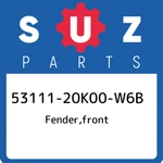 53111-20K00-W6B Suzuki Fender,front 5311120K00W6B, New Genuine Oem Part. Fixed Price $187.44.