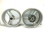Front Rear Rim Straight Wheels Set Oem 00-03 Triumph Tt 600. Fixed Price $239.99.
