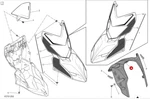 Ducati Carbon Front Mudguard 56411052AA. Fixed Price $336.39.