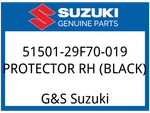 Suzuki Oem Part 51501-29F70-019 Protector Fr Fork (black). Fixed Price $141.36.