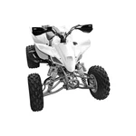Maier Front Fenders White For Yamaha YFZ450 2004-2013. Fixed Price $378.14.
