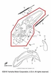 New Oem Yamaha Rear Fender Blue 2017. Fixed Price $84.95.
