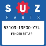 53109-19F00-Y7L Suzuki Fender Set,fr 5310919F00Y7L, New Genuine Oem Part. Fixed Price $273.13.
