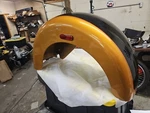 Harley Trike Glide Rh Rear Fender Prospect Gold 83000227EXL. Fixed Price $499.99.