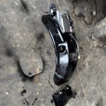2006 Suzuki LS650 S40 Boulevard Rear Fender Black With Taillight License Plate. Fixed Price $65.00.