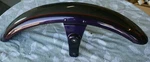 Harley-davidson Front Fender Black & Steel Amethyst Used Beautiful! Fxstd. Fixed Price $499.95.