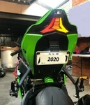 Kawasaki ZX-10R Ninja Fender Eliminator Front Facing Black 16-2026 & Plate Light. Fixed Price $33.25.